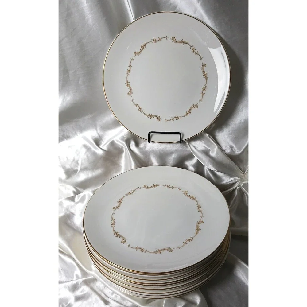 ROYAL DOULTON ENGLAND FRENCH PROVINCIAL 11 1/4'' DINNER PLATE-LOT OF 11